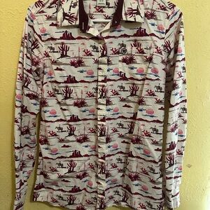 Ariat Multicolor Scenic Print Button-Down Shirt